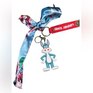 Warner Bros. LOONEY TUNES BUGS BUNNY Keychain/bag charm/ ANYTHING YOU WANT BABY😎